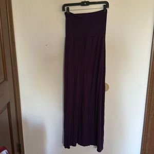 Windsor deep purple maxi skirt size- S